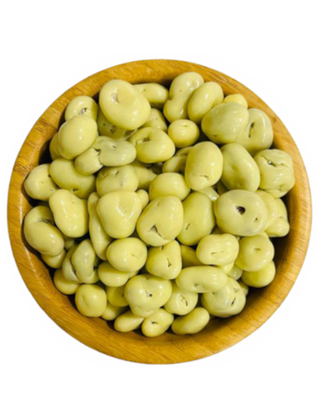 Cranberries mit zarter weißer Schokolade