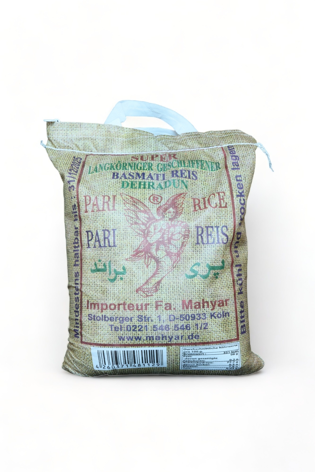 Pari Brand Basmati Reis 5kg