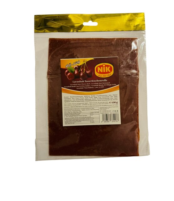 Lavashak Sauerkirschenrolle NIK 100g Lavashak Sauerkirschenrolle NIK 100g