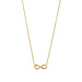 Beloro Jewels Della Spiga Felicia 9 karaat ketting met infinity teken