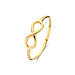 Beloro Jewels Della Spiga Felicia 9 karat gold ring  with infinity sign