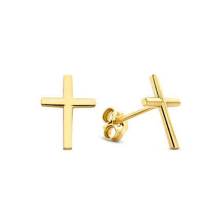 Beloro Jewels Della Spiga Donatella orecchini a bottone in oro 9 carati