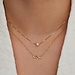 Beloro Jewels Della Spiga Felicia  9 karat gold necklace  with infinity sign