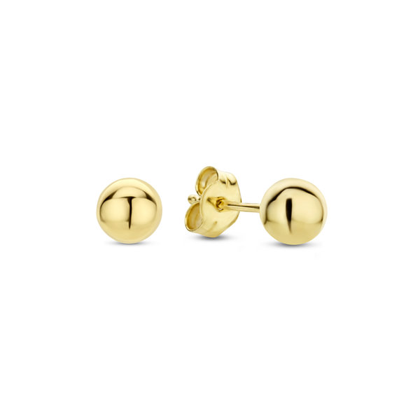 Beloro Jewels La Rinascente Chiara orecchini a bottone in oro 9 carati