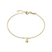 Beloro Jewels Della Spiga Giulietta bracelet en or 9 carats avec le coeur