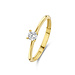 Beloro Jewels Monte Napoleone Stella 9 karaat ring met zirkonia