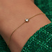 Beloro Jewels Monte Napoleone Lucilla 9 karat gold bracelet with zirconia