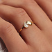 Beloro Jewels Monte Napoleone Natalia anello in oro 9 carati con zirconia
