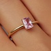 Beloro Jewels La Milano Colori Sienna 9 karaat ring met roze zirkonia