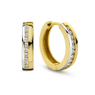 Beloro Jewels Monte Napoleone Stella 375er Goldcreolen