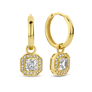 Beloro Jewels Monte Napoleone Sofia 9 karat gold hoop earrings