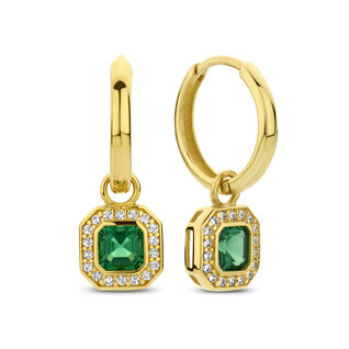 Beloro Jewels Monte Napoleone Sofia 9 karat gold hoop earrings