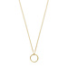 Beloro Jewels La Rinascente Constanza collana in oro 9 carati con cerchio