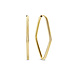 Beloro Jewels La Rinascente Fiorenza 9 karat gold hoop earrings (33 mm)