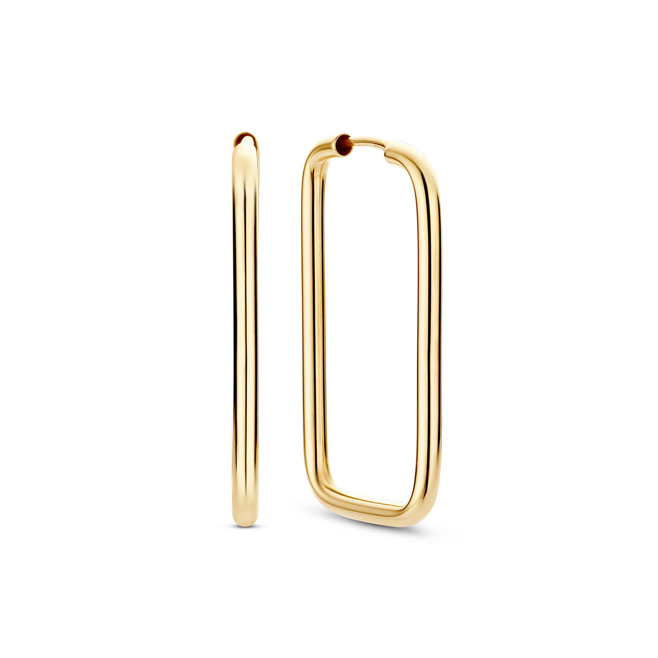 Clare Rectangle Hoops – Layer the Love