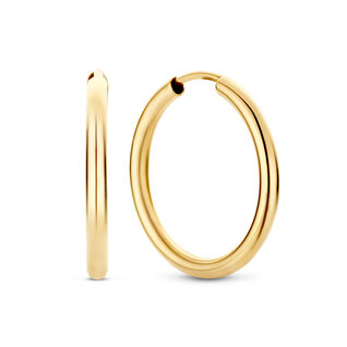 Beloro Jewels La Rinascente Constanza 9 karat gold hoop earrings