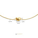 Beloro Jewels Della Spiga Emilia 375er Goldarmband mit Knopen