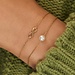 Beloro Jewels Regalo d'Amore 9 karat gold bracelets gift set with freshwater pearl and infinity sign