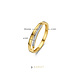 Beloro Jewels Monte Napoleone Stella anello in oro 9 carati con pietre zircone