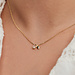 Beloro Jewels Regalo d'Amore 9 karat gold necklace and bracelet gift set with zirconia stones