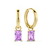 Beloro Jewels Regalo d'Amore 375er Gold Ohrring-Set mit rosa Zirkonia Steinen