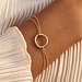 Beloro Jewels La Rinascente Constanza 9 karat gold bracelet with ring