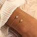 Beloro Jewels Della Spiga Emilia bracelet en or 9 carats avec nœud