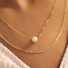 Beloro Jewels Monte Napoleone Perla 9 karat gold necklace with pearl