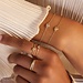 Beloro Jewels Della Spiga Mira 9 karat guldarmbånd med knude