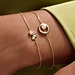 Beloro Jewels Monte Napoleone Perla bracciale in oro 9 carati con perla