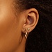 Beloro Jewels Della Spiga Emilia 9 karat gold ear studs with knot