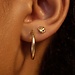 Beloro Jewels Della Spiga Emilia clous d'oreilles en or 9 carats avec nœud