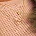 Beloro Jewels Della Spiga Giulia collier en or 9 carats avec cœur