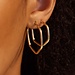 Beloro Jewels La Rinascente Francesca 9 karat gold hoop earrings (22 mm)