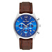 Mats Meier Grand Cornier chronograph mens watch blue / brown