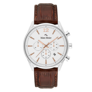 Mats Meier Grand Cornier Chronograph weiß/braun