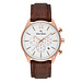 Mats Meier Grand Cornier montre chronographe blanc / rosé / marron