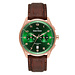 Mats Meier Mont Vélan montre chronographe vert / rosé / marron