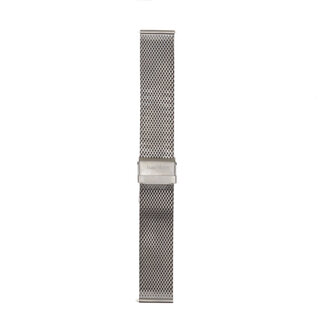 Mats Meier Mont Vélan klockarmband i stålnät 22 mm silverfärgad