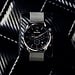 Mats Meier Grand Cornier chronograph mens watch black / silver colored mesh