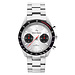 Mats Meier Arosa Racing chronograph mens watch silver coloured