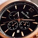 Mats Meier Grand Cornier montre chronographe noir / marron