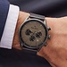 Mats Meier Grand Cornier montre chronographe mat gunmetal maille