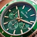 Mats Meier Montre Homme Chronographe Ponte Dei Salti Argent / Vert