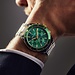 Mats Meier Ponte Dei Salti Cronografo Orologio da uomo Argento / Verde