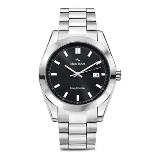 Mats Meier Grand Cornier montre pour homme couleur argent et noir