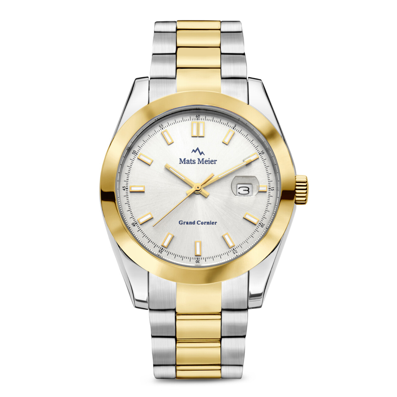 Mats Meier mens watch gold and silver coloured MM00520