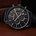 Mats Meier Grand Cornier montre chronographe pour homme mat noir