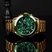 Mats Meier Ponte dei Salti chronographe montre pour homme couleur or et vert