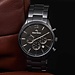 Mats Meier Grand Cornier montre chronographe mat acier noir